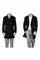 Designer men's Wool Peacoat Sale Wool men's Car Coat Mid Length Three quarter length coat Long Jacket