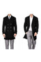 Designer men's Wool Peacoat Sale Wool men's Car Coat Mid Length Three quarter length coat Long Jacket