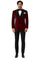 Double Breasted Tuxedo - Velvet Tuxedo Dinner Jacket Burgundy