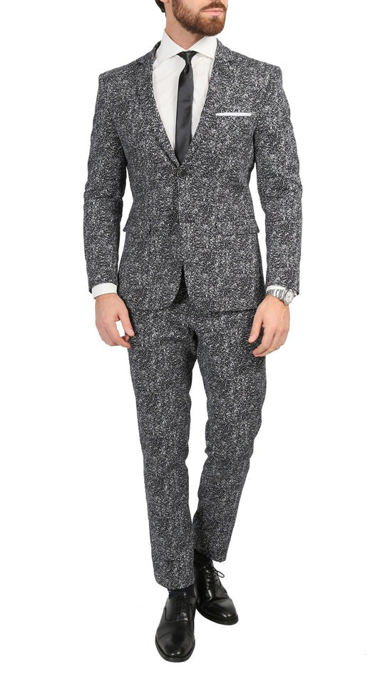 Suits For Men - Discounted Affordable Suit in White soptted