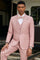 "Mens Stacy Adams Suit -Stacy Adams Men's Modern Vested Suit - One Button, Rose Pink Pinstripe"