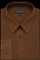 Brown Men's Regular Fit Dress Shirt - Basic Style