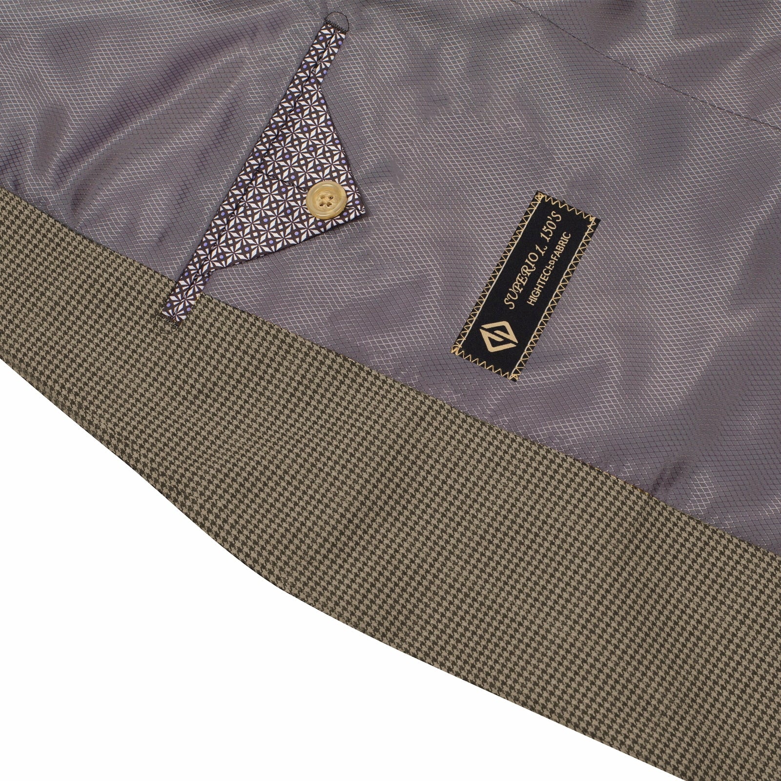 Mens 2 Button Slim Fit Light Brown Blazer - 36 Short