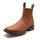El Besserro Men's Square Toe Leather Ankle Boots Honey