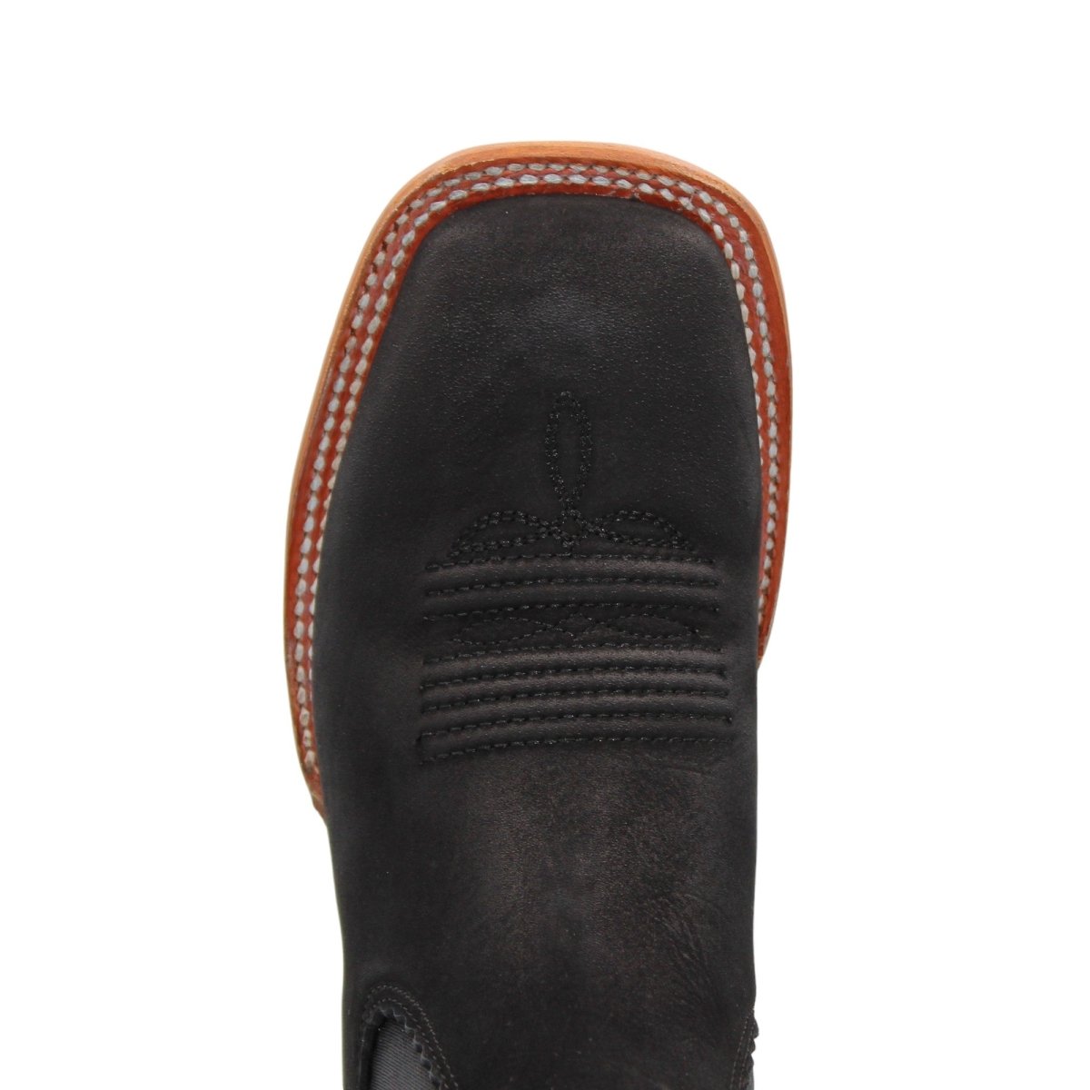 El Besserro Women's Square Toe Ankle Boots - Black Suede - 5