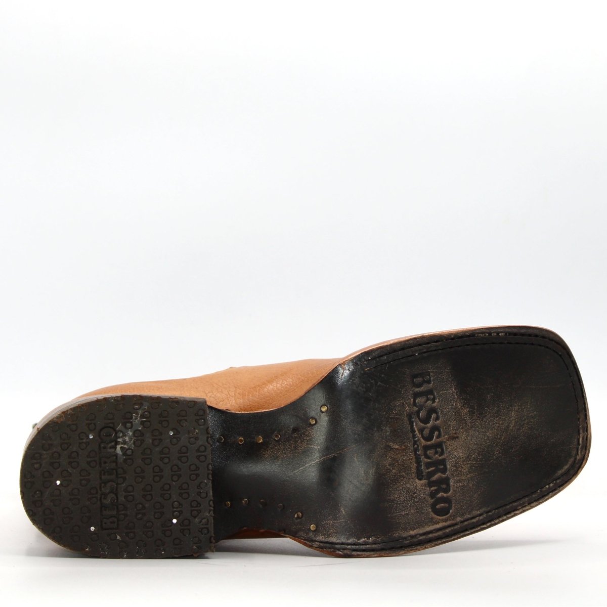 El Besserro Women's Square Toe Ankle Boots - Honey - 5