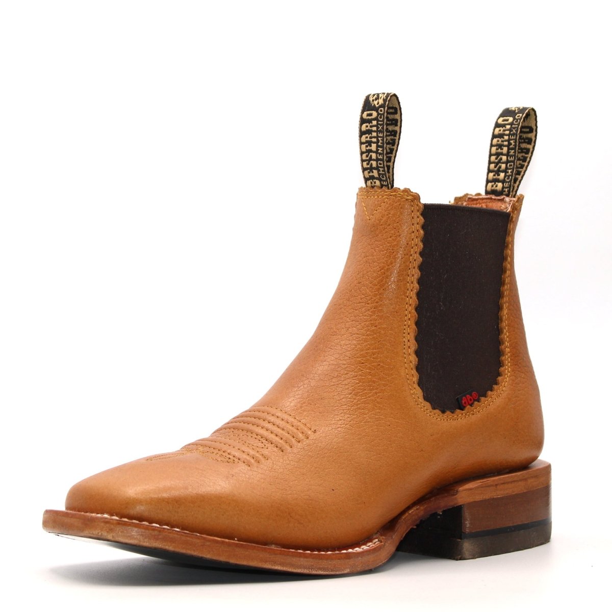 El Besserro Women's Square Toe Ankle Boots - Honey - 5