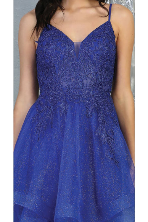 Embellished Graduation Dress