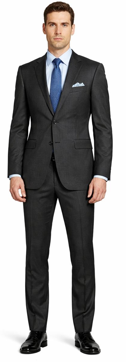 ENZO 150’s Super Wool 2-Button Suits in 6 Solid Colors - 34 Short or Extra Small