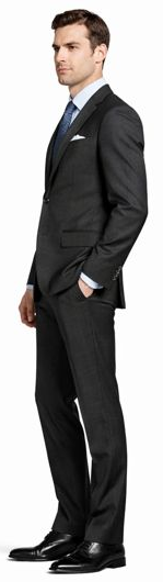 ENZO 150’s Super Wool 2-Button Suits in 6 Solid Colors - 34 Short or Extra Small