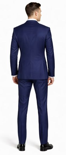 ENZO 150’s Super Wool 2-Button Suits in 6 Solid Fabrics Colors - 34 Short or Extra Small