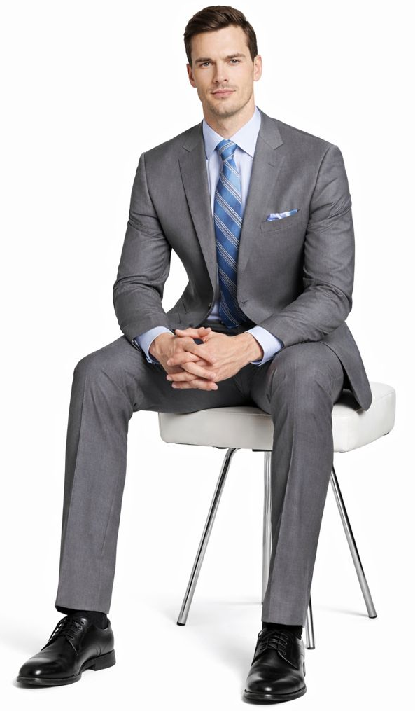 ENZO 150’s Super Wool 2-Button Suits in 6 Solid Fabrics Colors - 34 Short or Extra Small