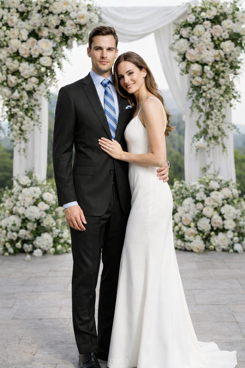 ENZO 150’s Super Wool 2-Button Suits in 6 Solid Fabrics Colors - 34 Short or Extra Small