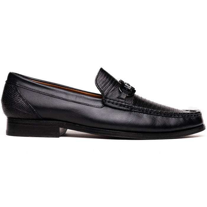 Marco_Di_Milano Enzo Black Leather Oxfords