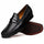 Marco_Di_Milano Enzo Black Leather Oxfords