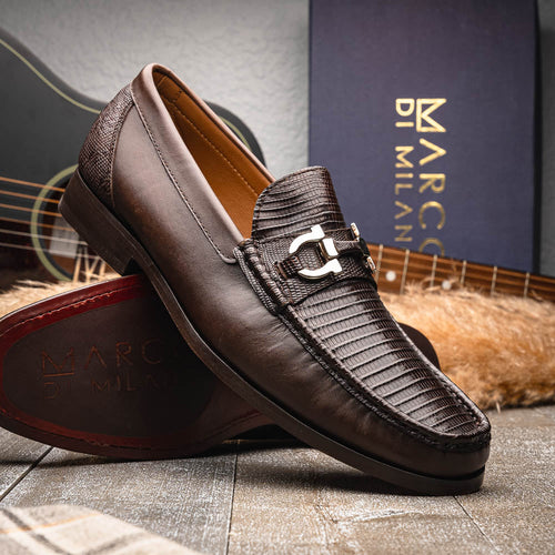 Marco Di Milano Enzo Brown Leather Oxford