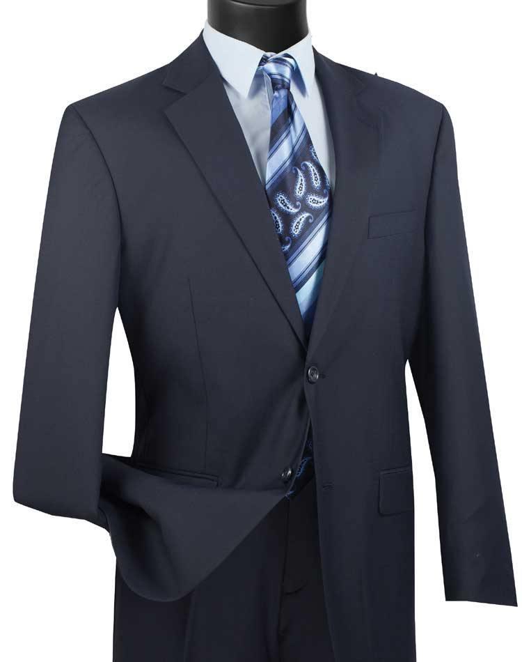 slim fit dress slacks 34 Executive 2 Piece Regular Fit Suit Color Navy