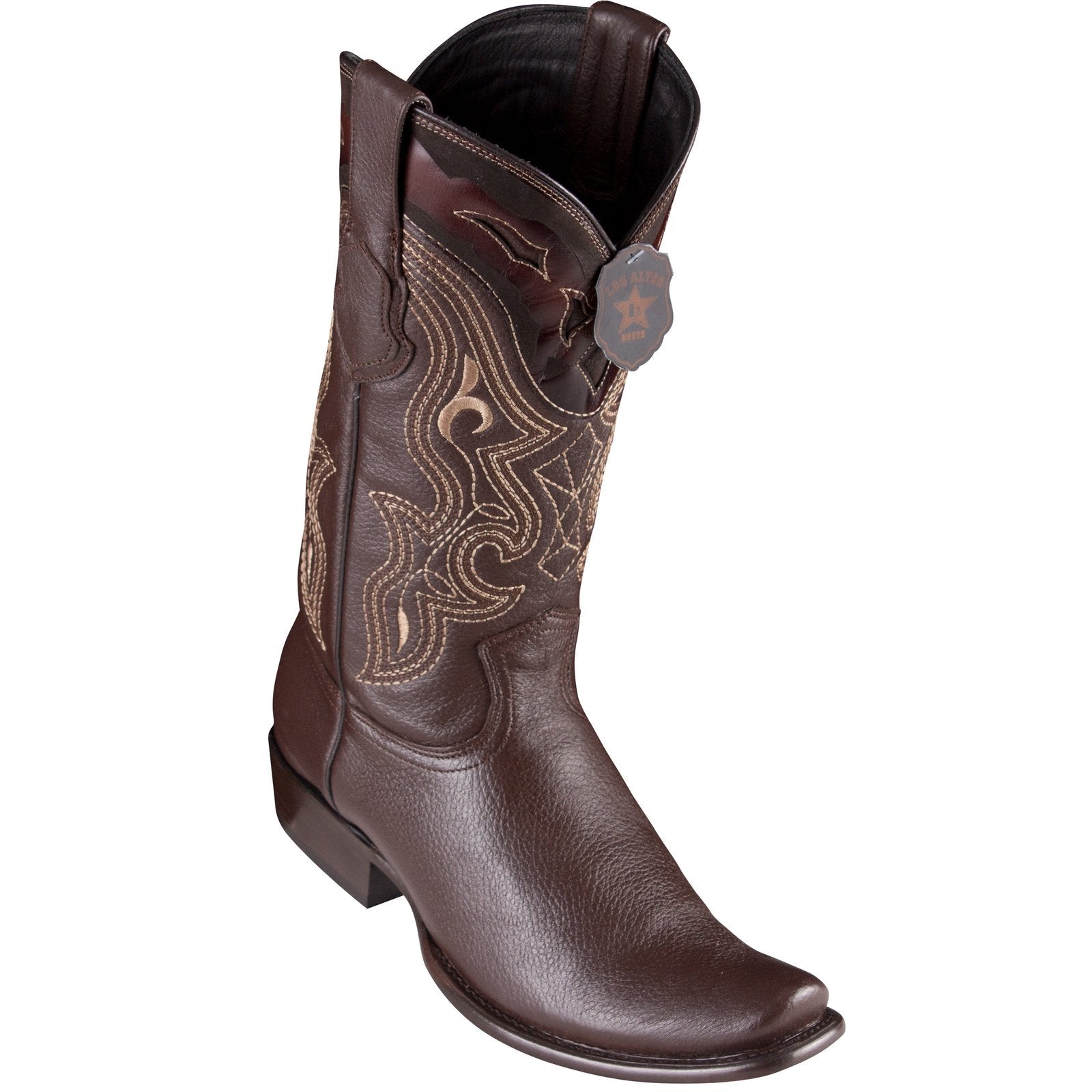 King Exotic Men's Elk Cowboy Boots - H79 Dubai Toe - EE