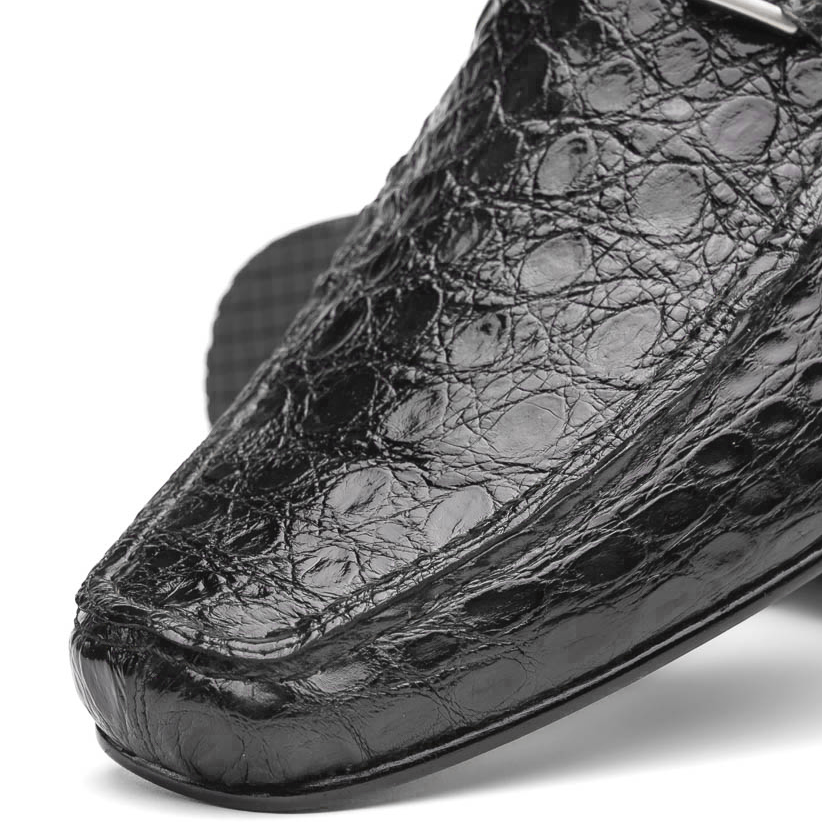 Marco Di Milano Fabro Gray Caiman Bit Loafers - 8