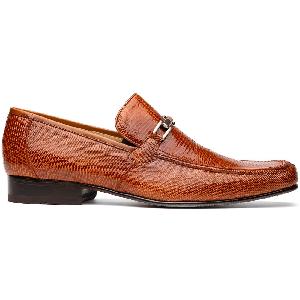 Marco Di Milano Fabro Cognac Lizard Bit Loafers - 8