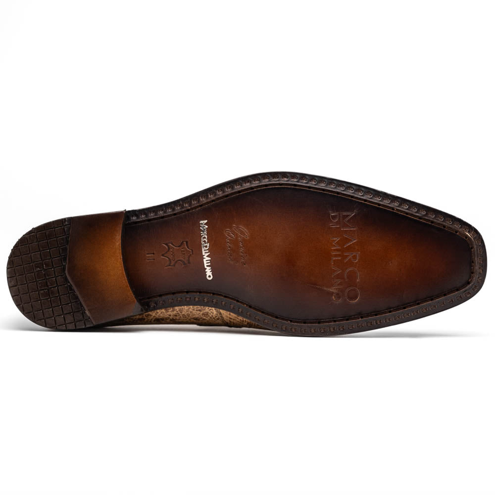 Marco Di Milano Fangio Rust Orix Ostrich Penny Loafer - 8