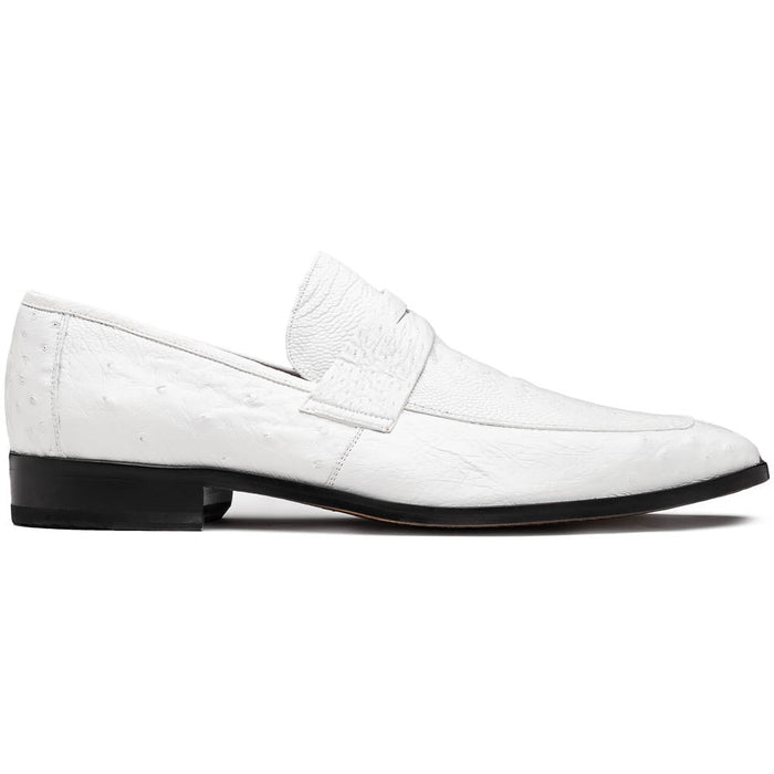 Marco_Di_Milano Fangio White Leather Luxury Shoe