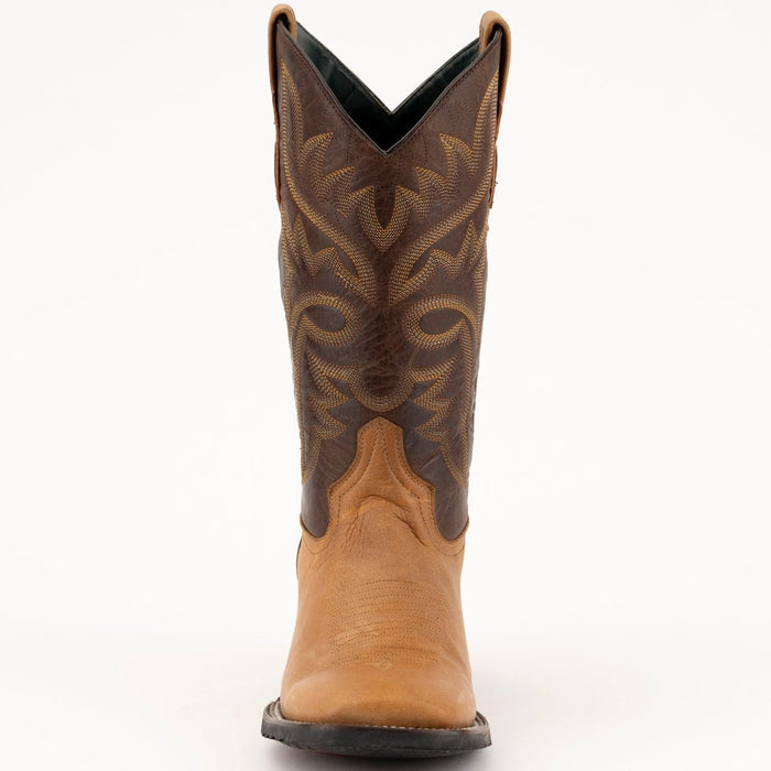 Ferrini Men's Kingston Rubber Sole Boots Handcrafted - Antique Saddle - 6