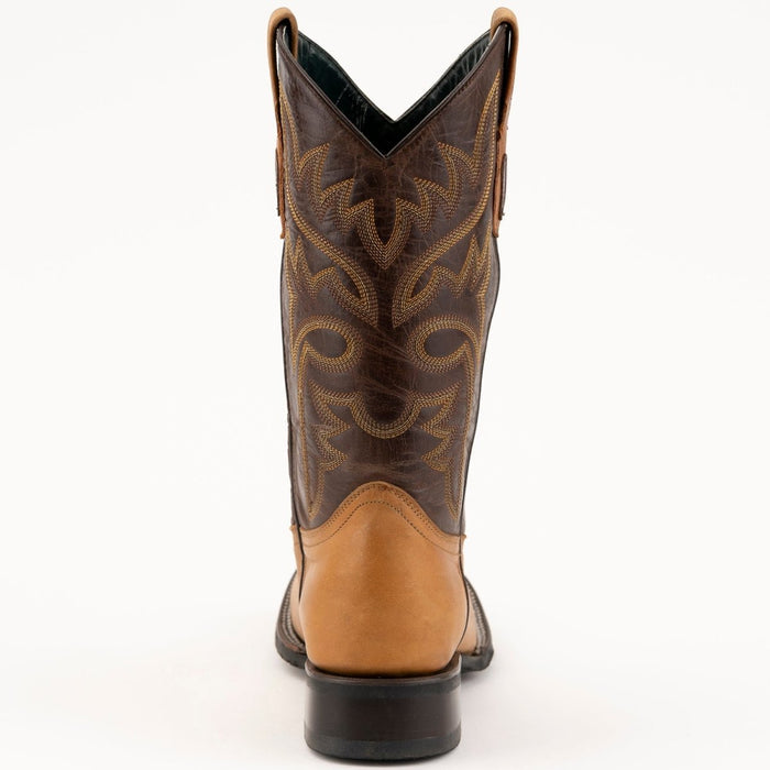 Ferrini Men's Kingston Rubber Sole Boots Handcrafted - Antique Saddle - 6
