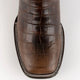 Ferrini Mustang Men's Print Alligator Boots Handcrafted Brown