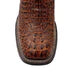Ferrini Stampede Men's Print Crocodile Boots Handcrafted Sport Rust - 8D