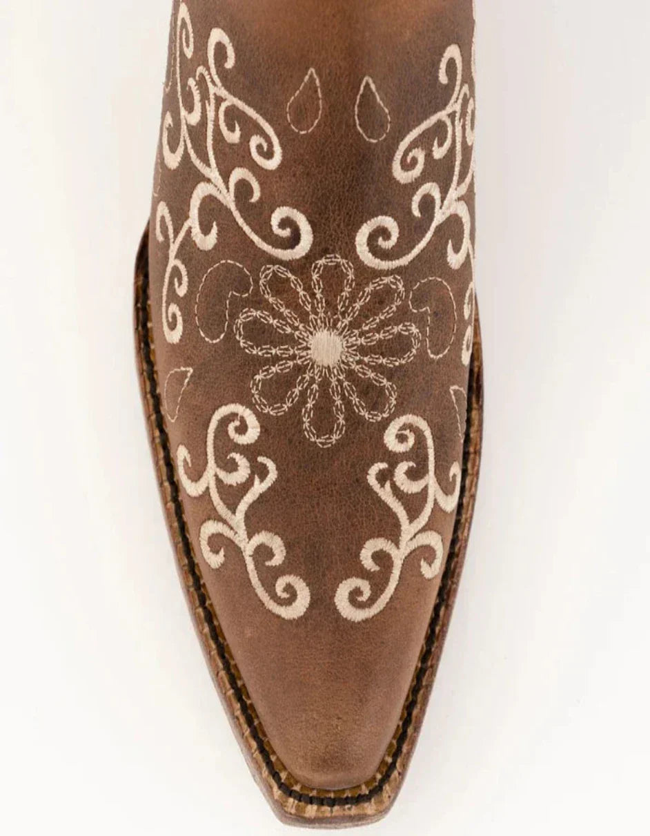 Ferrini Women's Bella Snip Toe Boots Handcrafted - Brown 8226110 - 6B
