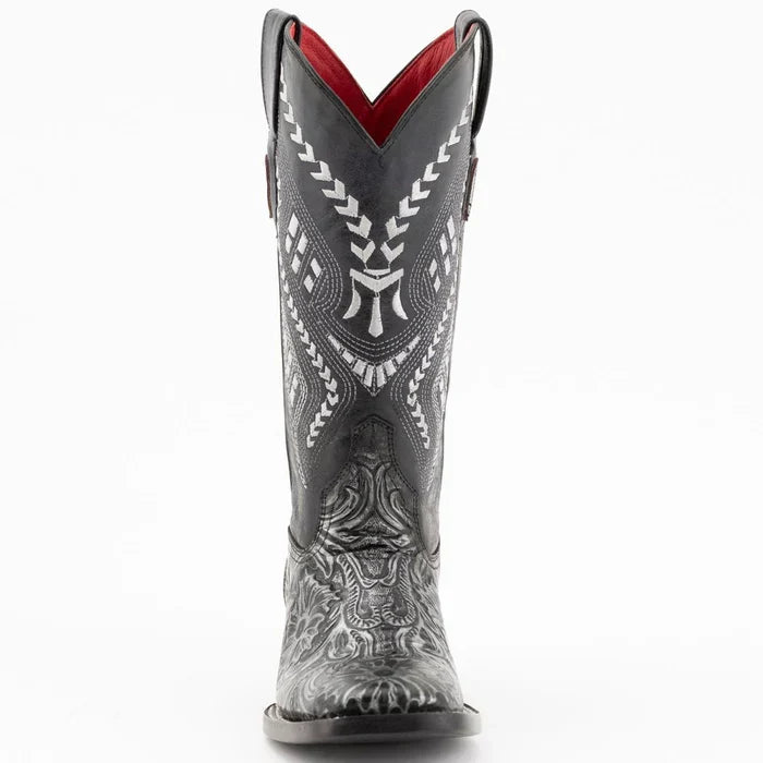 Ferrini Women's Cleopatra Square Toe Boots Handcrafted - Silver 8389334 - 6.5B