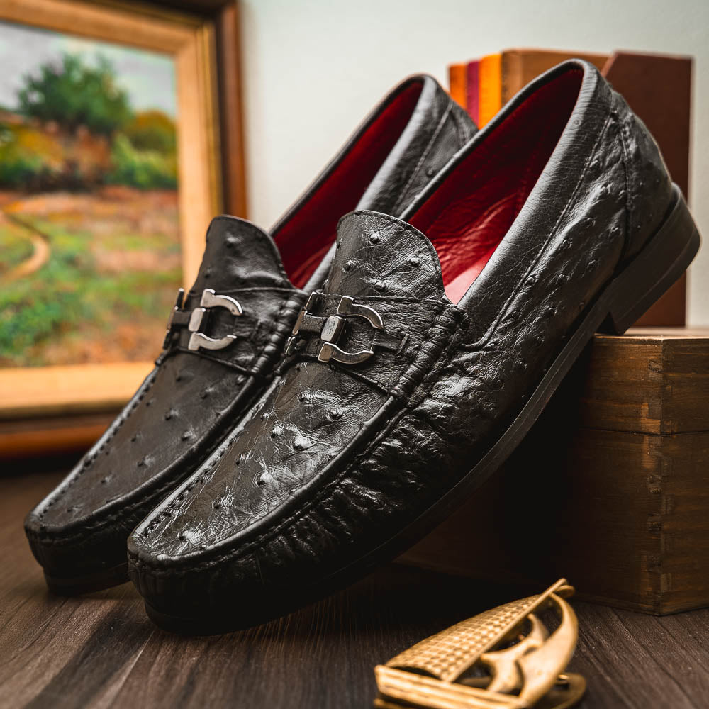 Marco Di Milano Ferrioni Black Leather Luxury Shoe - 8 USA