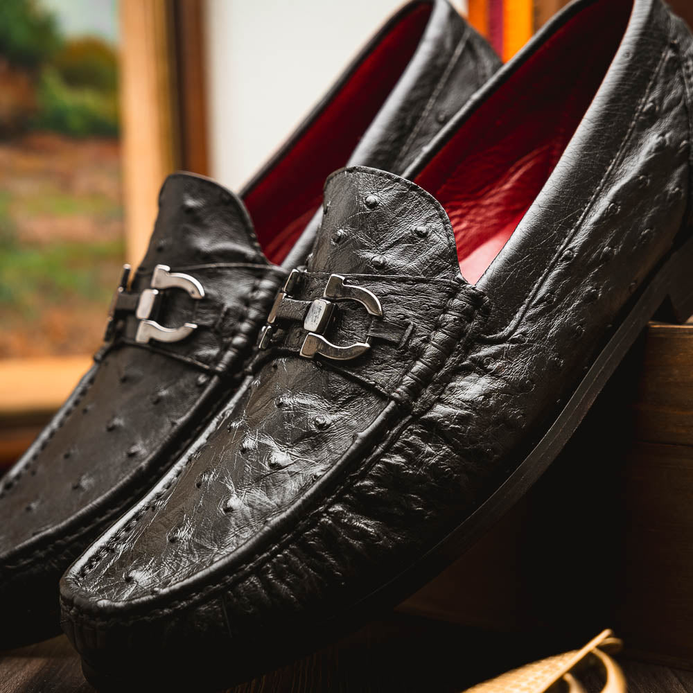 Marco Di Milano Ferrioni Black Leather Luxury Shoe - 8 USA