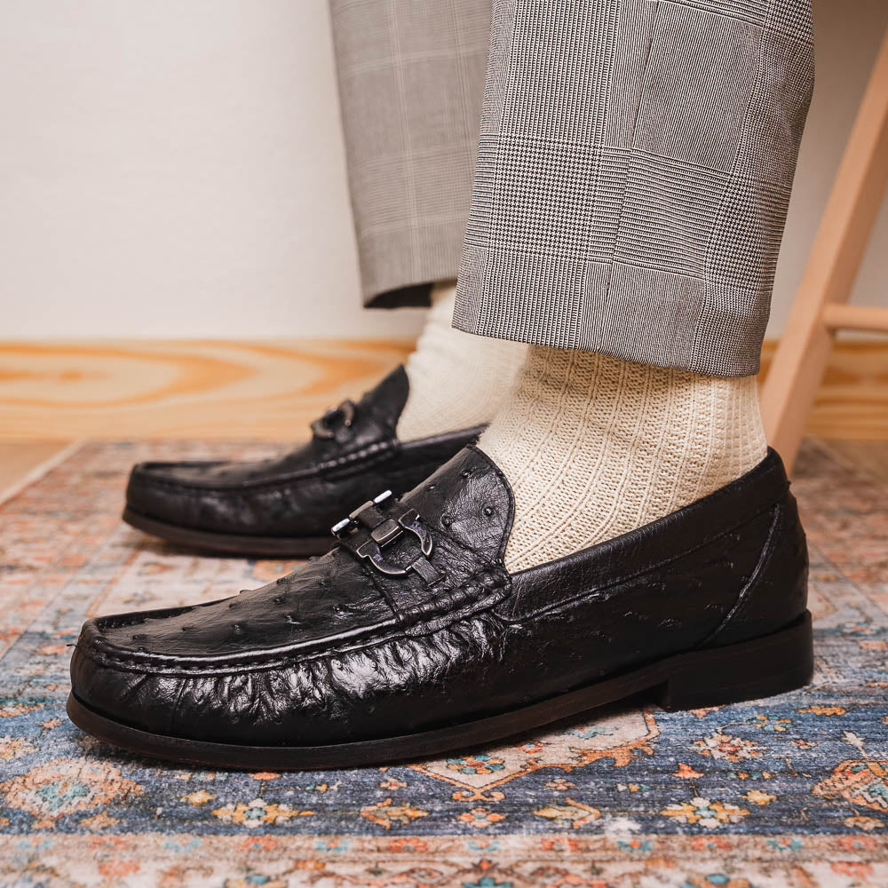 Marco Di Milano Ferrioni Black Leather Luxury Shoe - 8 USA