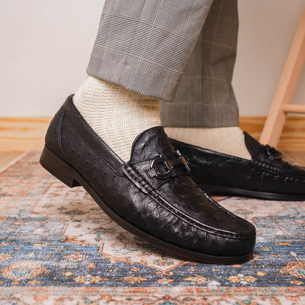 Marco Di Milano Ferrioni Black Leather Luxury Shoe - 8 USA