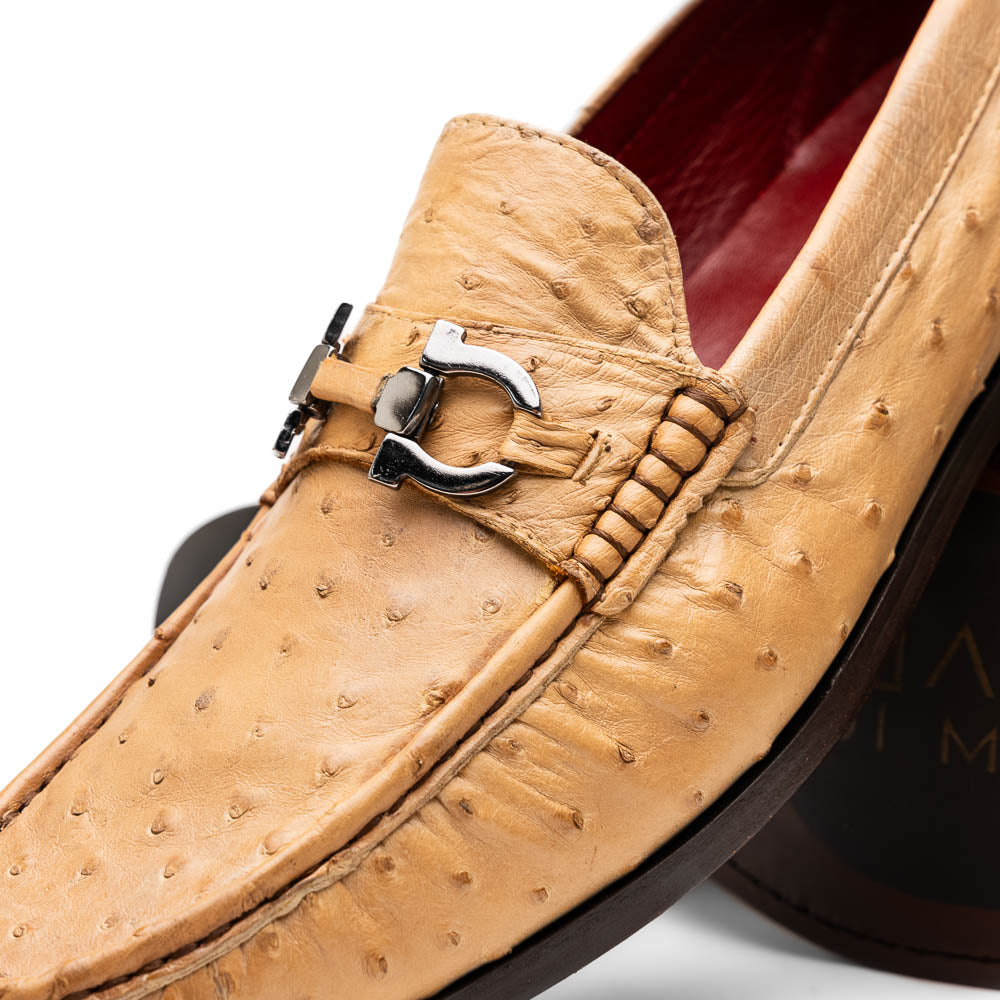 Marco Di Milano Ferrioni Ostrich Orix Bit Loafer - 8.5