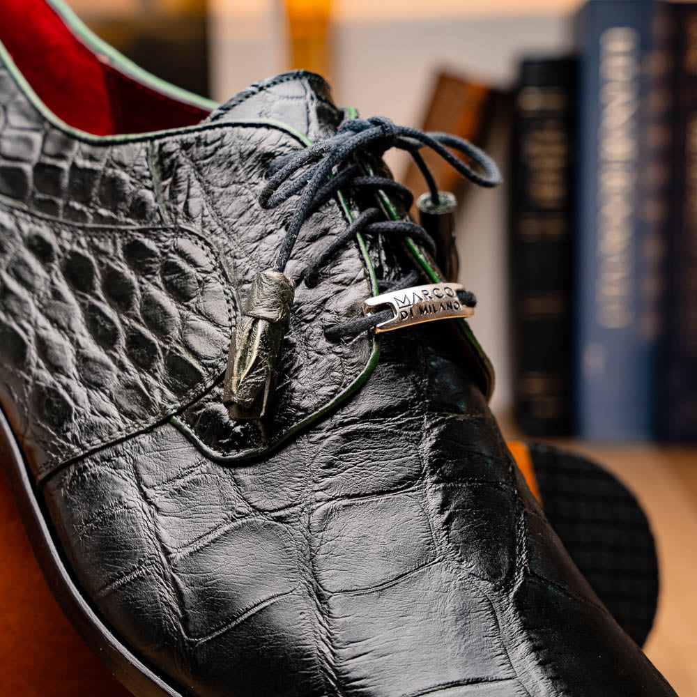 Marco Di Milano Fitipaldi Olive Leather Shoe - 7.5 USA
