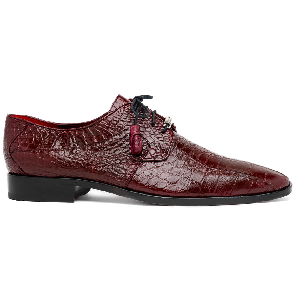 Marco Di Milano Fitipaldi Wine Alligator Derby Shoe - 7