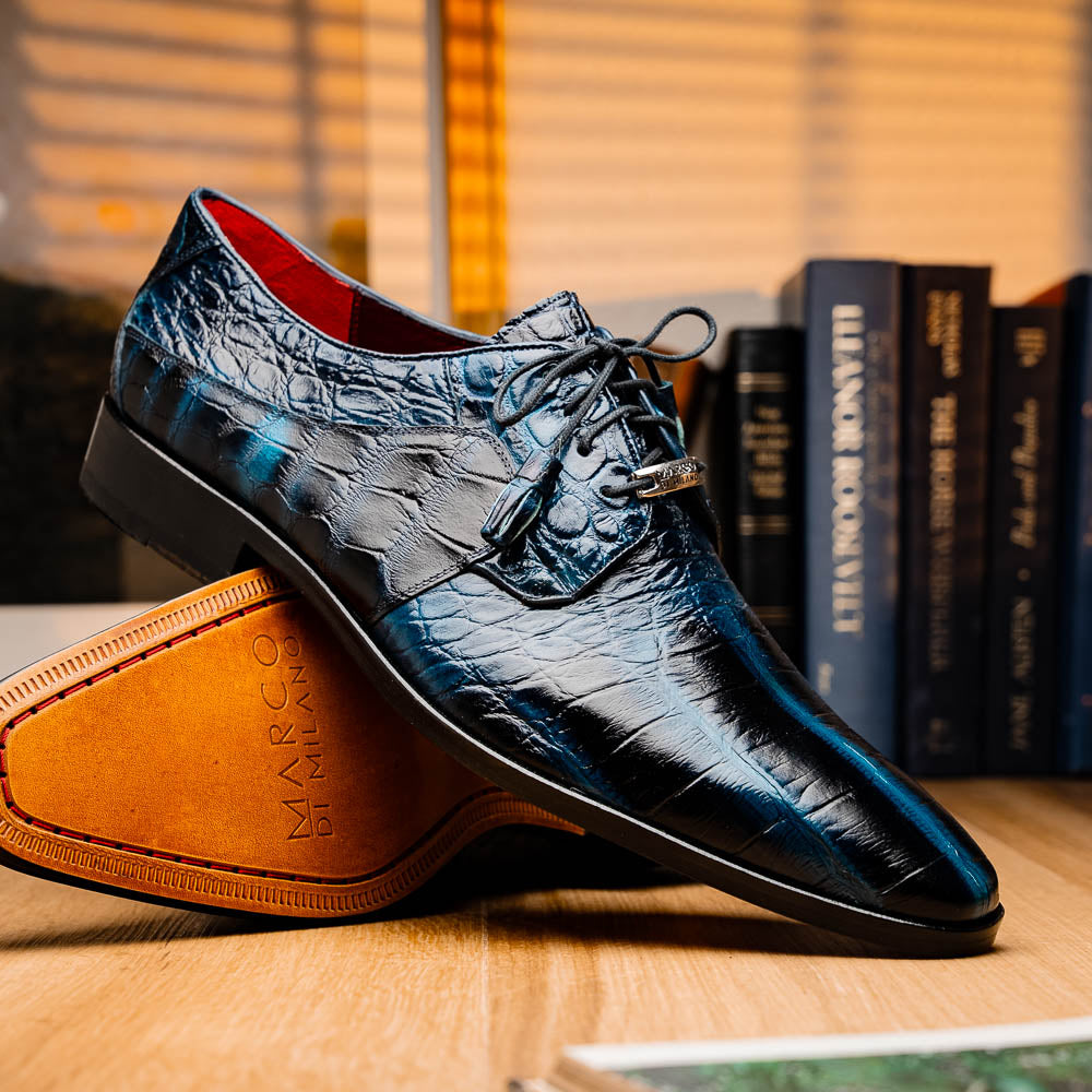 Marco Di Milano Fitipaldi Rustic Navy - 7.5 USA