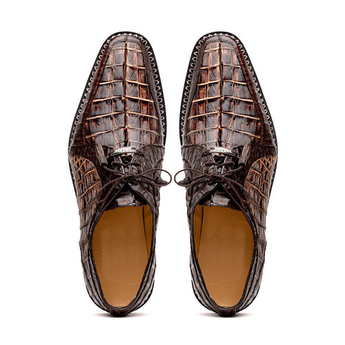 Marco Di Milano Caribe Rustic Orix Brown Leather Loafer