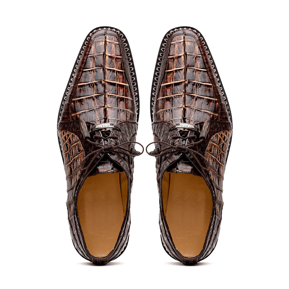 Marco Di Milano Caribe Rustic Orix Brown Leather Loafer