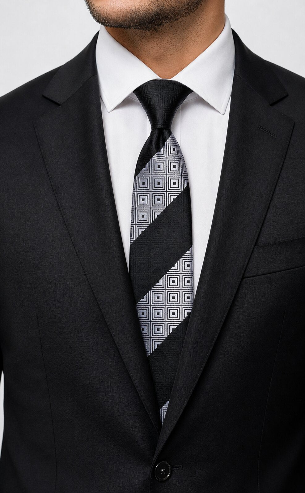 Rossi Man Tie and Pocket Round RMR456-3 - S