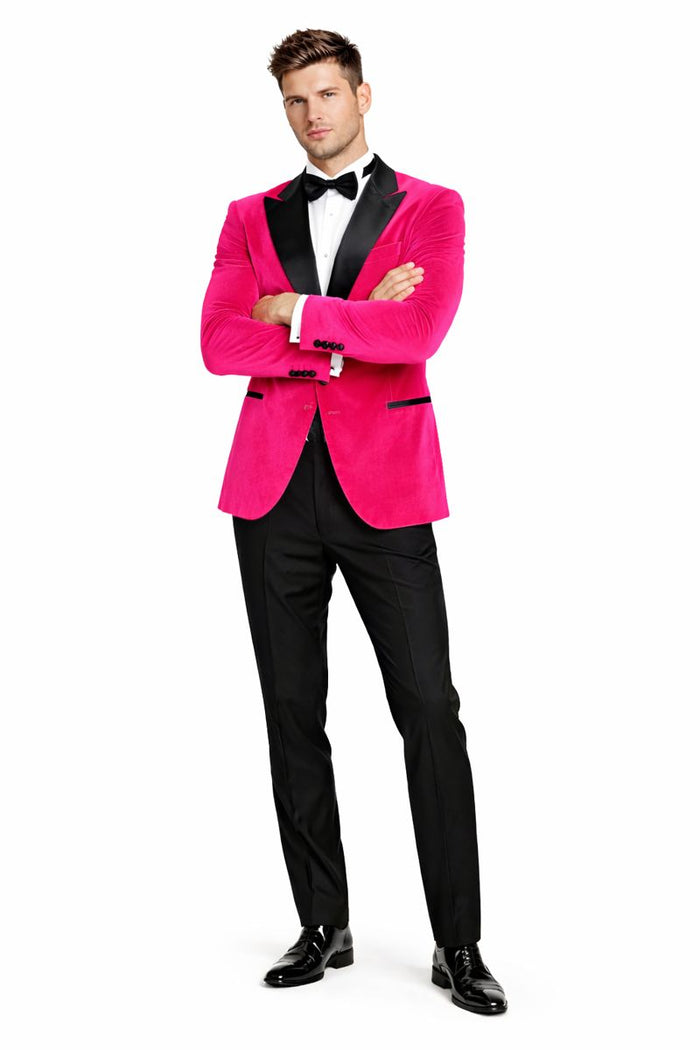 Fuchsia Wedding Prom 2026 Best Fashio Suits Men's blazer-New Designer Collection