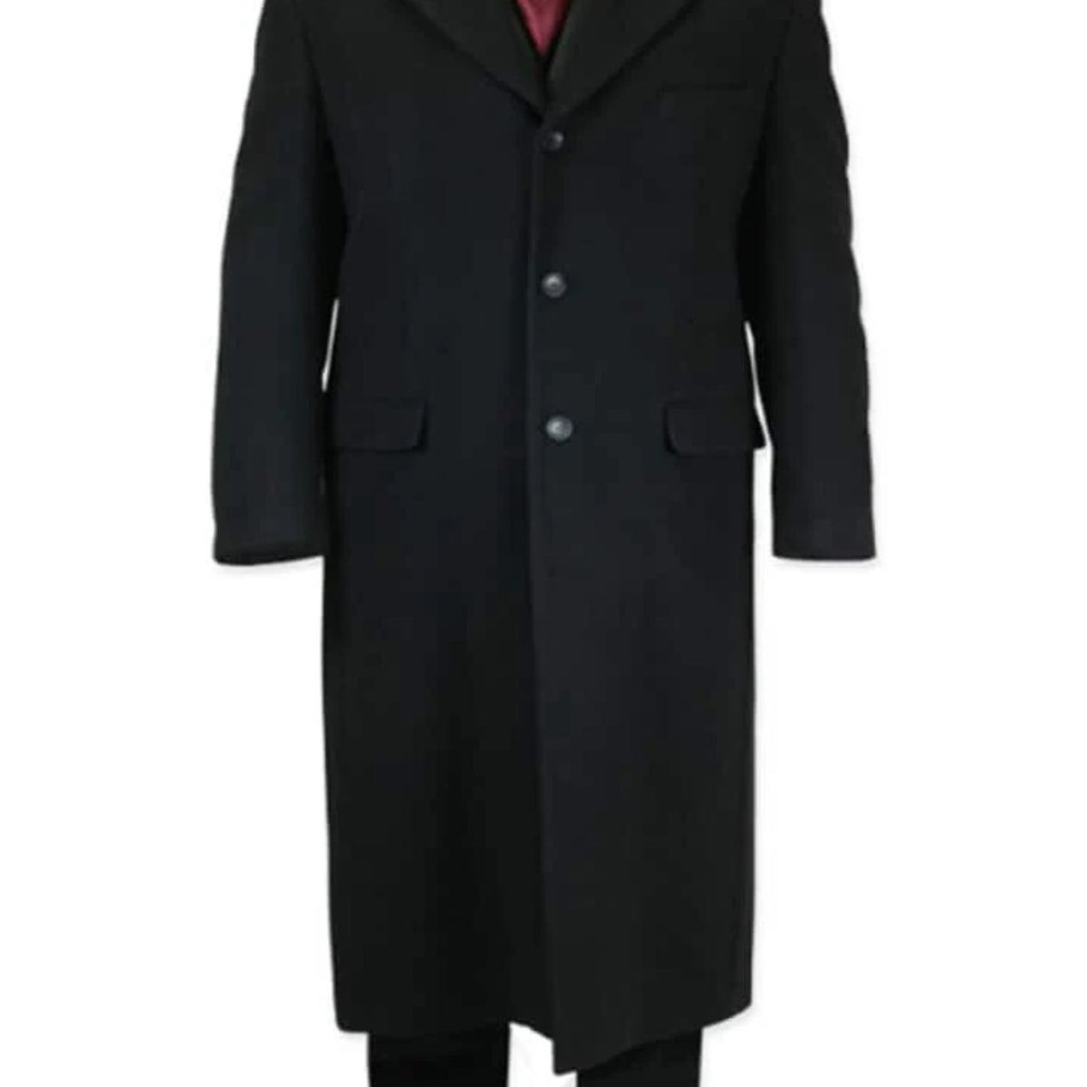Full Length Long men's Dress Topcoat