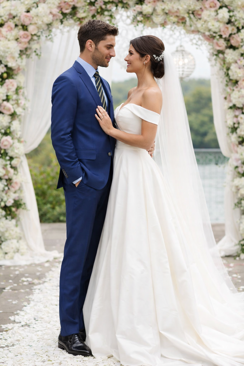 Galante Uomo Made in Italy Blue Suit - 34 Short or Extra Small