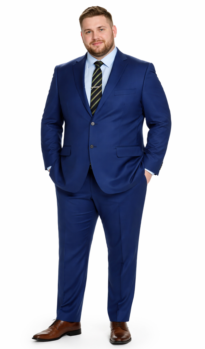 Galante Uomo Made in Italy Blue Suit - 34 Short or Extra Small