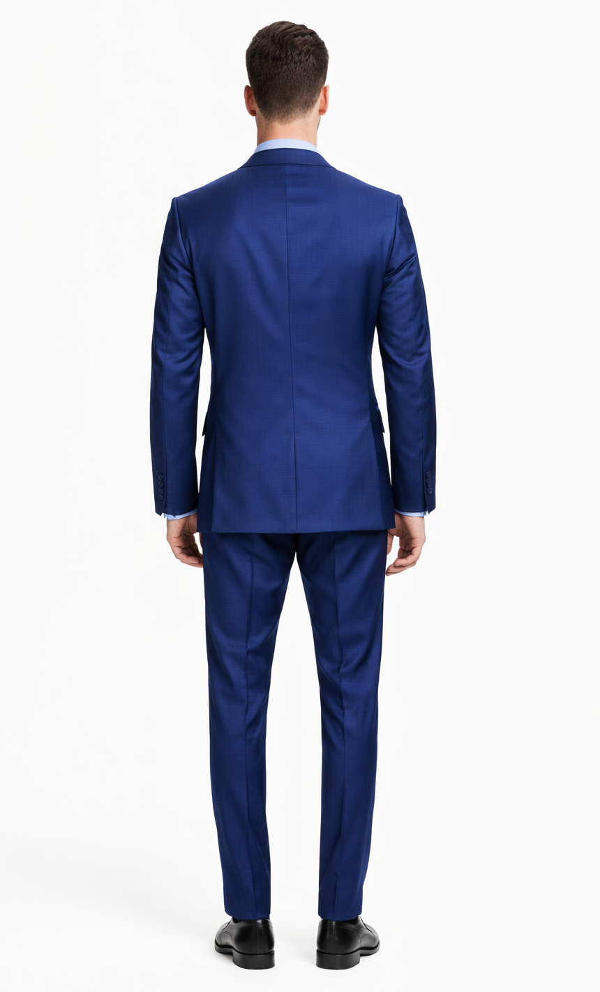 Galante Uomo Made in Italy Blue Suit - 34 Short or Extra Small