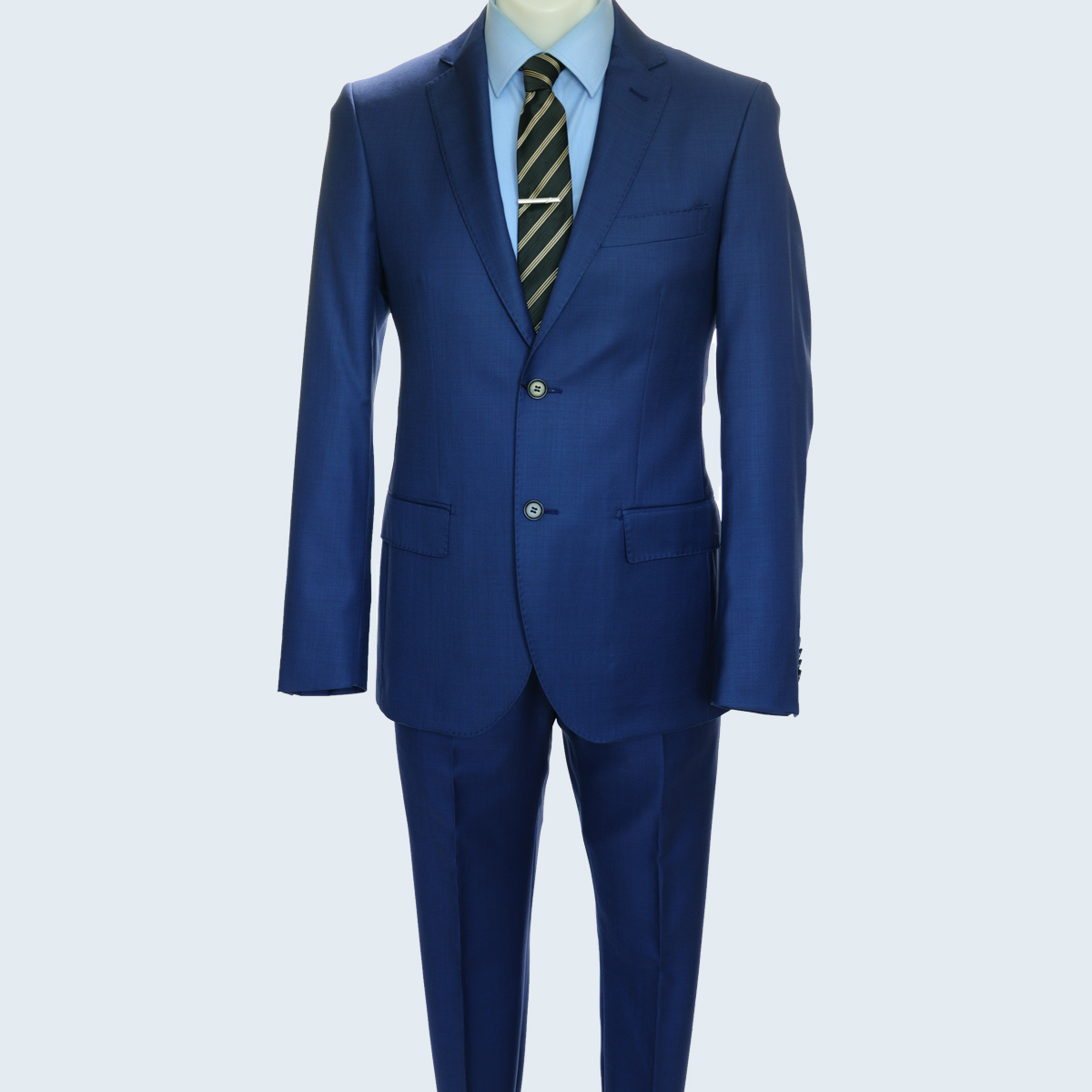 Galante Uomo Made in Italy Blue Suit - 34 Short or Extra Small