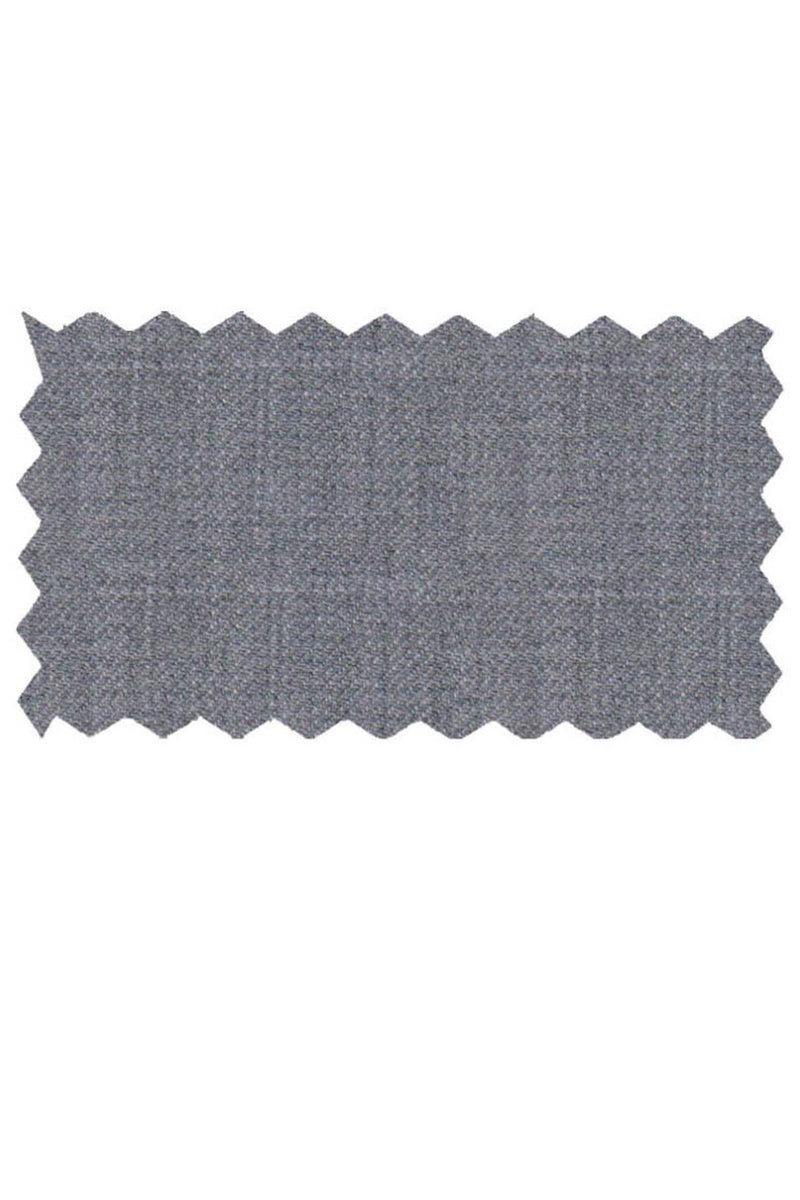 Enzo Solid Light Grey Suit - Modern